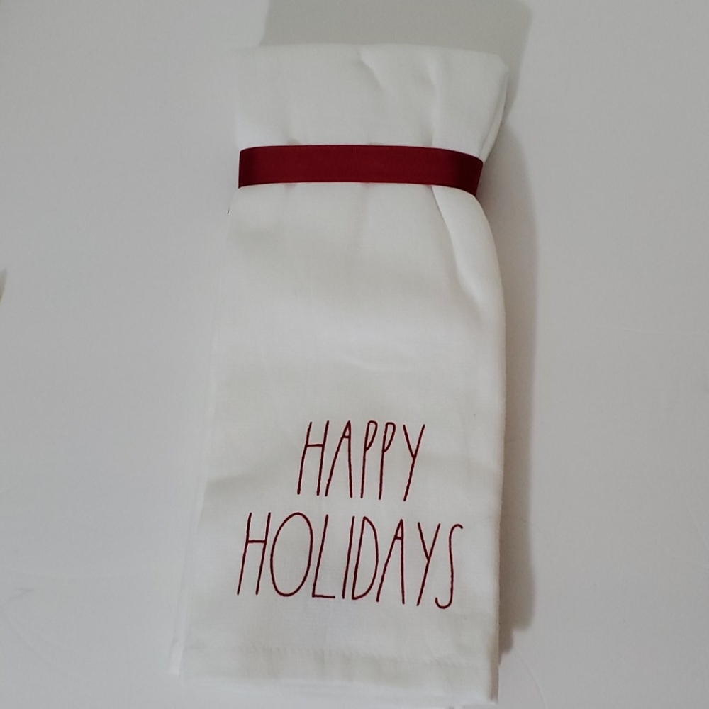 🆕️ Rae Dunn Christmas Kitchen Towels Set of 2